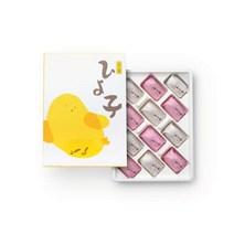 Tokyo Hiyoko Red and white Hiyoko 도쿄명과 히요코 레드 앤 화이트 히요코 만쥬 12피스