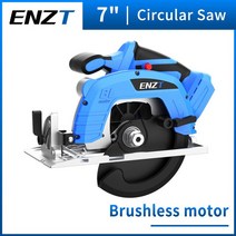 전동드릴톱 테이블쏘 미니전기톱 가지치기 ENZT 전기 원형 톱 7 인치 Brushless 다기능 DIY 전동 공구 컷 우드 PVC 튜브 Makita 배터리, [01] ZTDYJ0C7