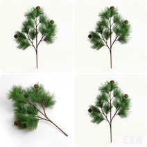 솔방울 소나무 조화 조화다발 인테리어조화꽃