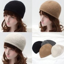 핸드메이드 뜨개 숏비니