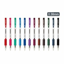[RA㏓] f08 자바 스프링업 0.38mm 낱개 고급펜 잘써지는볼 사무용필기구 부드러운 볼펜 판촉용 문구용 사무용 학생볼 중성 ▷_§Ea, §§_빨강