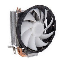오로라 라이트 냉각 팬을위한 구리 히트 파이프 CPU 쿨러 90mm LGA 2011 히트 싱크 라디에이터