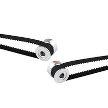 3D프린터 관련 부품 용품 3D 프린터 부품 GT2 풀리 20 톱니 보어 5mm 6mm 타이밍 벨트 및 2X 아이들러 키트, 한개옵션0