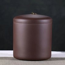 라오농 차 통 보이차 찻잎 보관통 도자기 다기 가정용 전통차 녹차 보관함 한약재 항아리 단지+KIGli478X, D