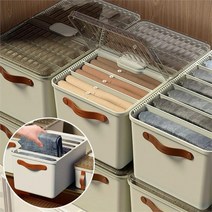 [마물샵] 특대형 의류 양말 리빙박스 수납함 보관함, ETN탑캡파티션 의류스토리지 화
