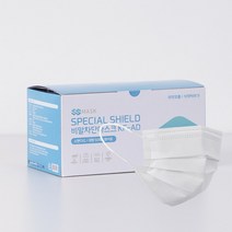 KF-AD 비말차단 덴탈마스크(특대형 210*95)얼큰 50매, 화이트(의약외품), 50매입