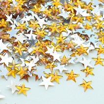 스팽글 반짝이 꾸미기 만들기 장식 데코 재료 별 노랑 200p 만들기DIY DIY사이트 완구