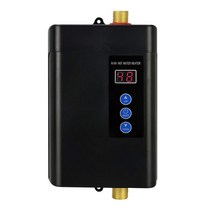 전기온수기 가정용 미니 전기 waterheater 순간 온수기 water hot heating 50 - 60hz tankless for faucet tap 110v220v, 검은색, 우리 플러그