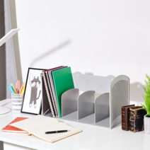 층층이 심플 책꽂이 4단 2개입 1SET, 진회색