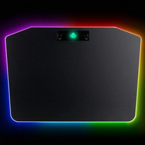 앱코 RGB LED 게이밍 알루미늄 패드 AP-340, 블랙, 1개