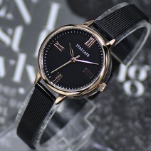 월드타임 스타카토 여성손목시계 메쉬밴드