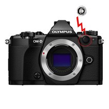 카메라부품 호환 올림푸스 om-d e-m1 mark ii용 새 플래시 동기화 단자 캡 수리 부품 e-m1 마크 iii em1ii em1iii e-m5ii e-m5iii 카메라, 없음