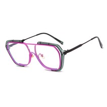 옐로우 선글라스 여성 선글라스 남·구미 동종 빅테두리 조광렌즈