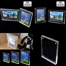 가라지팜 아크릴 자석액자 3R 거실액자 졸업액자 표창장액자, 5R