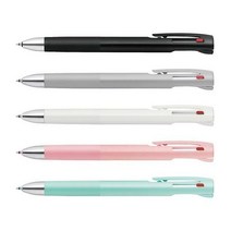 블렌 3색볼펜(블랙바디/흑색잉크/0.5/B3AS88-BK/1자루/ZEBRA)