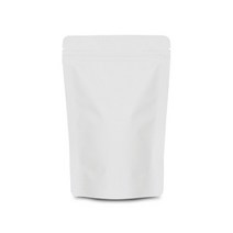 화이트알루미늄 지퍼스탠드 15 x 23 + 8 (원두200g), 100장, 소(S)