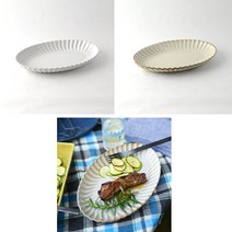 [STUDIO M] 스튜디오엠 튀튀 타원형 플레이트 색상 2종 택1 102845, 화이트 102845