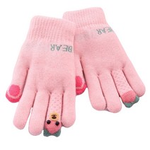유아동 겨울 니트 털 손가락 장갑 ST-098