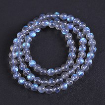 연화 월광석 크리스탈 원석재료 1줄 6/8/10/12mm 4종, 4mm