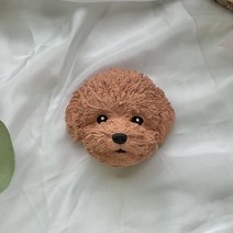 푸들/말티푸/말티즈 차량용 석고방향제 디퓨저, 브라운, 레몬라벤더