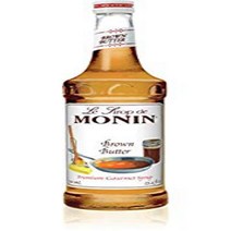 Monin - Brown Butter Syrup Buttery Smooth Flavor with Rich Nutty Aroma Great for Lattes Milkshake, 1