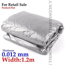 사과반사필름 농업용 은빛 블랙 반사 필름 과수원 티 플라스틱 뿌리 덮개 심기 온실 야채 관리 커버, 길이 25m, 폭 1.2m