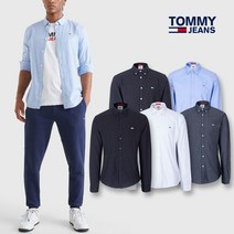 타미힐피거 TOMMY 타미 코튼슬림 스몰로고 남방셔츠