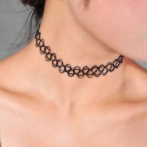 여성 투명 낚싯줄 목걸이 보이지 않는 라인 석 체인 목걸이 여성 선물