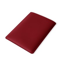 Ekeepment 맥북 가죽 슬리브 파우치, Red