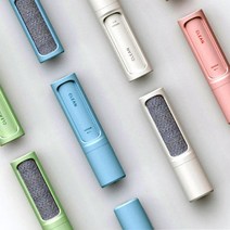 펫티스트 반영구 지우개 돌돌이 청소기 휴대용 의류용 카페트용 애완동물 털제거 브러쉬, 의류용(그린)