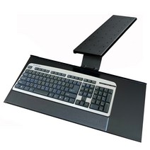 톡톡디자인 키보드 받침대 회전식 철판타입 일체형 트레이, 화이트, 1개