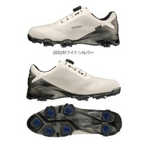 미즈노 골프 맨즈 남성용 프로 GTX 고어텍스 보아 스파이크 와이드 골프화 IG5스파이크렌치 포함 GM2200