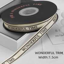 5/10M 새틴 Grosgrain 리본 바느질 크리스마스 장식 테이프 DIY 보우 선물 포장 봉제 공예 액세서리 재료, 01 off white 1.5cm_01 5meters