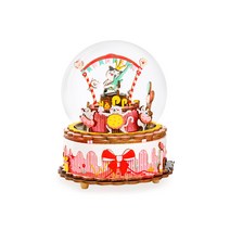 3D 오르골 나무조립 키트 LOGO 추가 포토 주문제작 가능, 생일 축하 노래