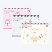 f20 100589 펜피아 3000 초등여자 스케치북 345x250mm 22매 1개, 상세페이지 참조, 상세페이지 참조