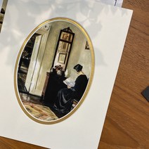 매트보드 규격사이즈 맞춤제작 2합, 8)A3 액자에 사진 8x10타원, 7) 골드+블랙(이중매트)