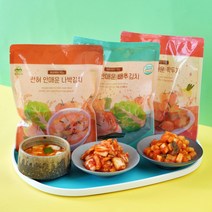 둥이요리 김치 2개 세트 (배추 깍두기 나박 중 선택), 깍두기 2