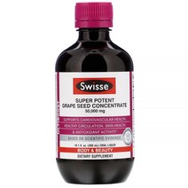 Swisse 스위스 울티부스트 슈퍼 포텐트 액상 농축 포도 씨 Ultiboost Super Grape Seed 50000mg 300ml