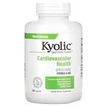 Kyolic Aged Garlic Extract 심혈관계 건강 포뮬라 100 300캡슐, 300개, 300 개