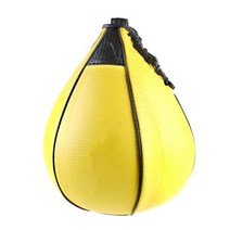 권투 속도 공 팽창기 조롱박 후크 배 더블 엔드 무에타이 펀칭 샌드백 백, 01 Only Yellow Ball