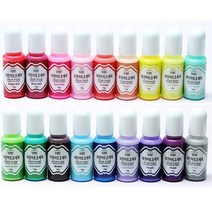 UV 레진공예 레진아트 조색제 일반색상 10g 18color, Light Green