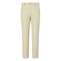 [헤지스 남성] [22SS] WHPA2B301I2 베이지 단색 린넨혼방 팬츠