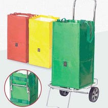 타포린백 폐건전지수거함 폐형광등 수거함 원룸 수거대 재활용 아파트 틈새 분리 3개