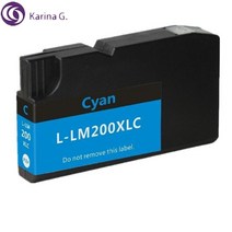 Lexmark 200XL LM200 LM-200 LM 200 잉크 카트리지 슈트 OfficeEdge Pro4000c Pro4000 Pro5500 Pro5500t 용, [07] 1PCS Cyan