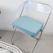 노리스 사각 키높이 의자 방석, 스카이블루