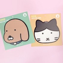 남씨 NAMSEE 고양이 강아지 캐릭터 깜찍 마우스 패드, B. 누렁