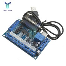 CNC컨트롤러 MACH3 5 축 CNC 브레이크 아웃 보드 스테퍼 모터 드라이버 광 커플러 절연 조각 기계 12V-24V, 한개옵션0