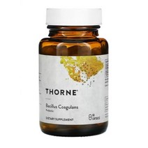 쏜 리서치 Thorne Research 바실러스 Coagulans 60 켑슐 cellulose silicon dioxide 셀룰러스 셀룰로우스