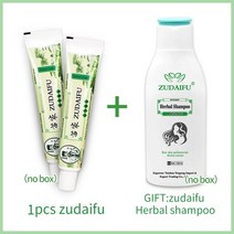 Zudaifu 연고 건선 피부염 습진 바디 1Pcs 및 Seborrheic 케어 샴푸 120ml, 01 ZUDAIFU 1 Set