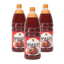 첫맛 양념치킨(매운맛) 2.1kgx3개 청우식품, 3개